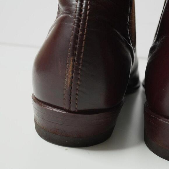 RM Williams Chelsea Boots Brown Leather Womens 8 Made In Australia $589 Low Heel - Picture 6 of 11